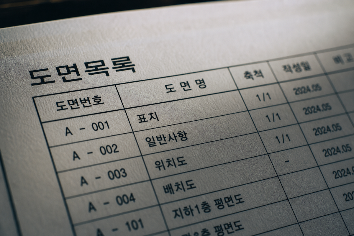 도면명